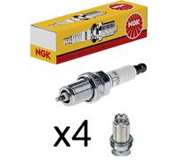 4x Spark Plug NGK 7553 BKUR5ET-10 Fit Ford Mercedes Seat Skoda Vauxhall VW 90 08