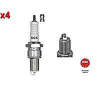 4x Spark Plug NGK Fits AUDI 100 RENAULT 19 II VW Golf Mk2 Polo 82-01 7700861472