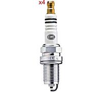 4x Spark Plugs HELLA Fits VAUXHALL H J HONDA JEEP SKODA MAZDA KIA 8EH188704231