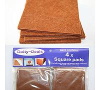 4x square self adhesive felt floor protector pads
