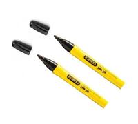 4x Stanley Fine Tip Permanent Marker Black 2Pk (3.15/Unit +Free Ship)