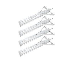 4x Static caravan corner steady legs GALVENISED 24" mobile home leg wind down