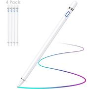 4x Stylus Pen for iPad with Palm Rejection, TECHGEAR Active Pencil Compatible with (2018-2025) iPad Pro 11/12.9/13 inch, iPad A16 11th/10th/9th/8th/7th/6th, Air 11/13/5th/4th/3rd, Mini 7th/6th/5th Gen