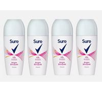 4x Sure Women Motion Sense Bright Bouquet Anti-Perspirant Deodorant Roll-On 50ml