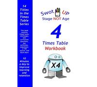 4X Table Workbook: 4 Times Table Practice Book (Times Table Workbooks)