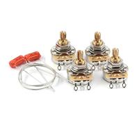 4x TAOT Custom CTS 500K Pots 3/8” Short + 2x Orange Drop .022uf 200V Caps for Electric Guitar