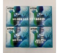 TDK MD-80 - MD-RXG80EC / 5 PACK / 80 MIN Recordable Audio Music Minidisc NEW