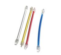 4x Tennis Racket Dampers - Tennis Shock Absorber | Vibration Dampers Racquet | Silicone Supplies | Flexible Replacement Parts for Sport Player and Team
