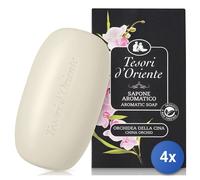 4X Tesori D'Oriente Soap 125 Grams Orchid Made In Italy