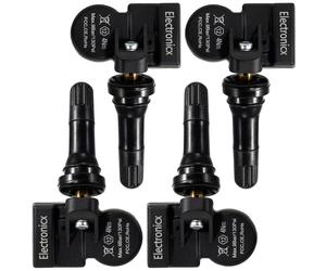 4x Tire Pressure Sensors TPMS Sensors Rubber Valve for Ford Flex 2016-2019