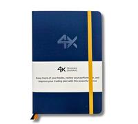4X Trading Journal for Day Traders | Trade Log Book for Stocks, Forex, Options, Crypto | 12 Week Plan with 80 Trades | Trading Accessories | Neuroscience Based with Guided Trading Plan | Traders Gift