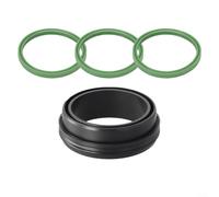 4X Tube For Turbo Collector Intercooler Seal Kit 11617801222 For Bmw 3 5 7, O-ring Sealing, Rubber, 11617790547, Direct Replacement