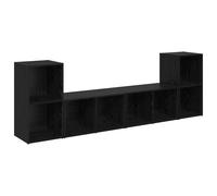 4x TV Cabinet TV Stand Plasma Cabinet Lowboard Chipboard Multi Colours vidaXL