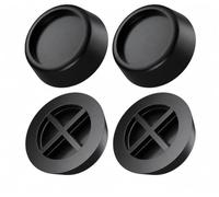 4x Universal Anti Vibration Rubber Feet for Washing Machine & Tumble Dryer | Non-Slip Black Rubber Feet Fit for Hisense, Beko, Samsung, Candy, Zanussi Compatible with WFQP9014EVM RH814W111W LFR61144B