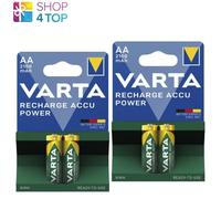 4x VARTA Recharge Power AA NiMH Batteries Mignon 2100mAh LR6 1.2V