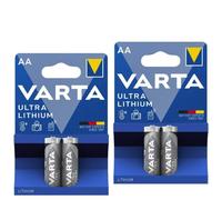 Varta 6106301402 Professional Lithium 1.5V AA Battery 2900mAh Pack...