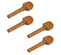 4X Violin Fiddle Tuning Peg Set 4/4 Size Wooden Replacement Jujube Wood