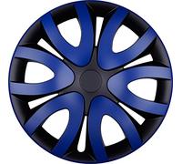 4x Wheel trims 15 inch 'Mika' Premium Design in Blue/Black