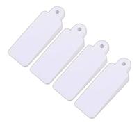 4X White Rubber Window Wedges - Ideal for Stopping Sash Lift Up Windows from Rattling