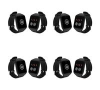 4X Wireless Watch Receiver Waiter Call Restaurant Pager for Home Cafe Dentist Clinic Conference Call