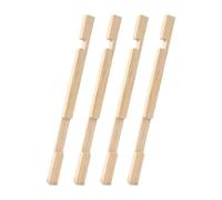 4x Wooden Bee Entrance Reducer Protector for 10 Frame Hive, Adjustable Ventilation, Easy Installation, Compatible with Solid & Mesh Bottom Boards