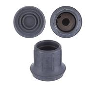 4x Z-Tec Rubber Ferrules 29 mm Grey for Walking Frames