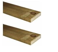 4x1-100x22 Treated Tanalised Timber Batten Lengths - 1m x 2 Total 2 Metres