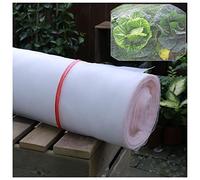 4x10m Insect Netting,Garden Netting Fine Mesh, Vegetable Protection Netting,Reusable,Grow Tunnel Netting for Flowers and Fruits,White