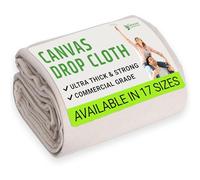 4x12 Canvas Drop Cloth Tarp Canvas Fabric Drop Cloth Curtains Drop Cloths for Painting Painters Drop Cloth Paint Drop Cloth Paint Tarp Painting Supplies Canvas Sheet