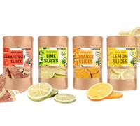 4x15g or 4x40g Freeze Dried Drink Infusion Set: Orange, Lime, Lemon and Grapefruit Slices. Gift Set. No Added Sugar or preservatives. (4 x 15g)