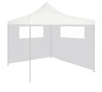 vidaXL Gazebo Sidewall with Windows White Party Tent Outdoor Canopy Wall Patio
