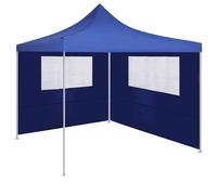 vidaXL Gazebo Sidewall with Windows Blue Party Tent Outdoor Canopy Wall Patio