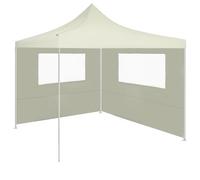 vidaXL Gazebo Sidewall with Windows 6x2 m Cream UK NEW