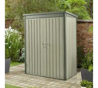 4x2 Hex Living Weston Pent Metal Shed in Sage Green