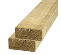 4x2 Inch Rough Sawn Wooden Battens, 6ft Outdoor Timber Framing (2 Pack) | 100mm x 47mm, 1.8m/180cm, Pressure Treated Wood, Ideal for Decking/Shed/Summerhouse Framework, Garden Projects & Landscaping