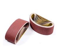 4x21 Sanding Belts,Craftsman Sanding Belt Assortment 4x21,3 Each of 40 80 120 150 240 400 Grit (4x21 Inch,18 Pack)