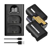 4X2850mAh LP-E6P LP E6P Battery，Compatible For Canon For EOS R5 II 5D III(3xBattery 1xCharger)