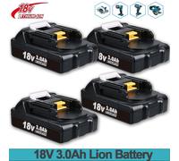 4X3.0Ah For Makita BL1830 18V Battery LXT Li-Ion Cordless BL1850 BL1840 BL1815