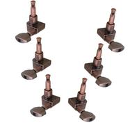 4x3.7cm Bronze Electric Guitar Full Closed Tuning Pegs Tuners Right Hand Machine Heads Guitar Accessories Pack Of 6