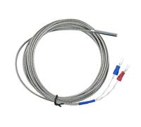 4x30 Probe Type K/E Thermocouple Probe Temperature Sensor Shielding Wire 0-800℃ Stainless 1Pcs(E 3.0M)