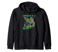 4x4 ATV Quad Driver Mud Dirt Bike Off-Road Terrain Zip Hoodie