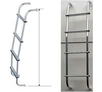 4x4 Car Van Aluminium Rear Door Steps, Rear Ladder, Motorhome Caravan Roof Rack Access Ladder, 2024 Winner