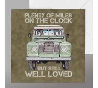 4x4 Classic Car Card, Off road Car Greetings Card