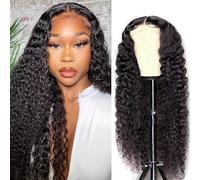 4X4 Glueless Wig Human Hair is Full The Texture Feels Soft Silky Smooth Kinky Curly Wig Human Hair 16 Inch Natural Curly Hair