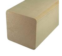 4X4 Smooth Treated C24 Timber Planed Wooden Pergola Post 95X95mm - Ideal For Garden Projects- 4.2M