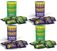4x42g Toxic Waste Mix 4 Pack Bundle - Tubs with Variety of Flavours - Fruit Flavour Sweet - Bundled by GetInStyle Shop
