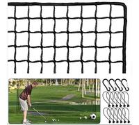 4x4m Heavy Duty Golf Practice Net - Portable Polyester Driving/Chipping Net with Ball Return | Indoor & Outdoor Use | Golf Simulator Training Aid for Adults & Youth