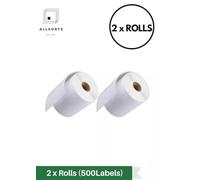 4x6 100 x 150mm Direct Thermal Self Adhesive Labels - White Sticky Labels - 250 Per Roll (2)