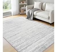 4x6 Area Rugs for Living Room Machine Washable Rug Distressed Indoor Carpet Neutral Moroccan Boho Rug Ultra Soft Area Rug for Bedroom Dining Room Playroom Office