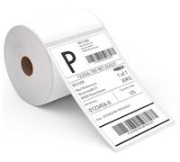 4X6 Direct Thermal Printer Labels Roll 100mm x 150mm 300 Self Adhesive Shipping Labels Rolls Compatible with Etsy, Shopify, Ebay, Amazon, Royal Mail, FedEx